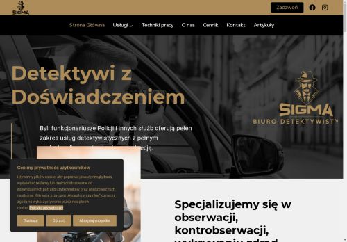 Prywatny Detektyw Sigma Katowice Kraków Kraj